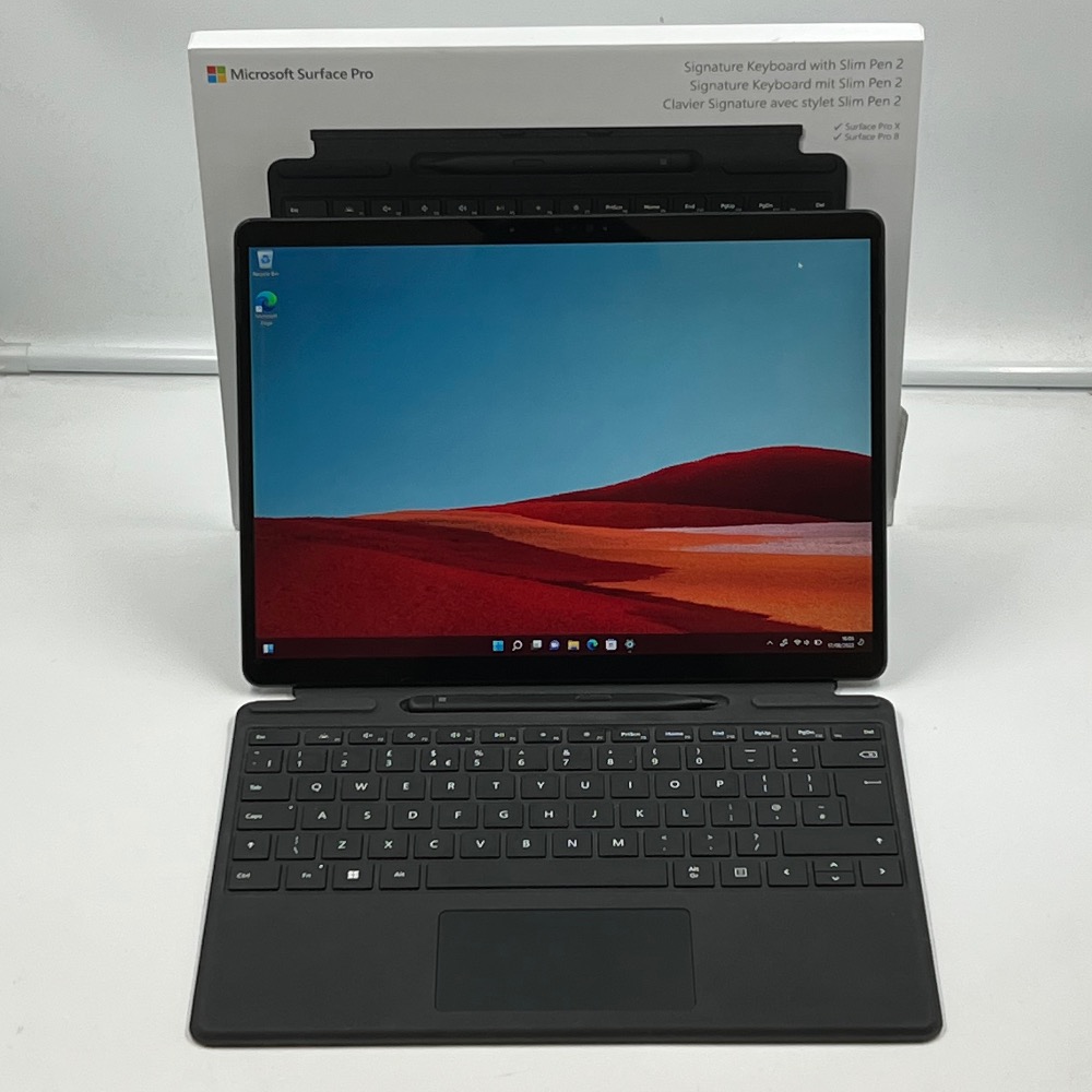 MICROSOFT SURFACE PRO X 1876 WITH SIGNATURE KEYBOARD AND SLIM PEN 2